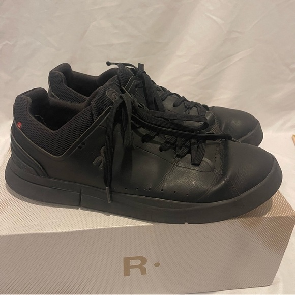 On Running Roger Advantage Size 12 Men’s All Black - Picture 7 of 11
